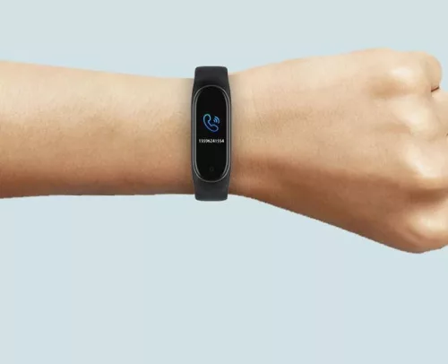 Modrý inteligentný náramok Thor.