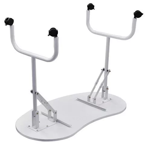 Prenosný stolík na manikúru - biely