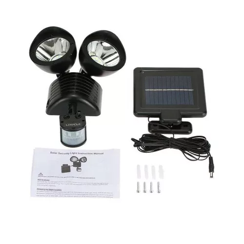 Pohybové duálne solárne osvetlenie