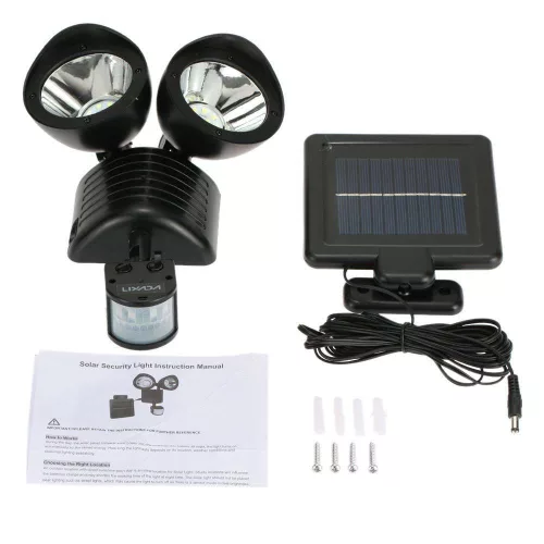 Pohybové duálne solárne osvetlenie