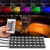 V bunke je text: LED RGB podsvietenie do auta - farebné, s diaľkovým ovládačom