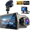 Dvojitá objektív autokamera s HD displejom