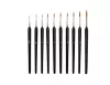 10 darabos művész ecsetkészlet – precíz részletekhez és miniatűr festéshez