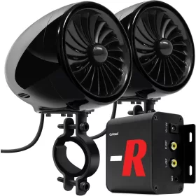   Sada vodotesných stereo reproduktorov pre motocykel s Bluetooth – Bluetooth + FM rádio + AUX
