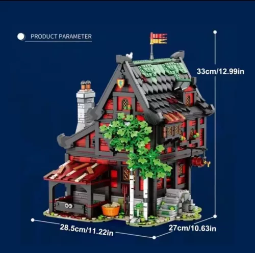 Reobrix 66017 – Középkori Fogadó  3214db-os építőkészlet