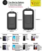iMESTOU IP67 vízálló motorkerékpár telefontartó L-es méret – vezeték nélküli és USB-C töltéssel