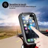 iMESTOU IP67 vízálló motorkerékpár telefontartó L-es méret – vezeték nélküli és USB-C töltéssel