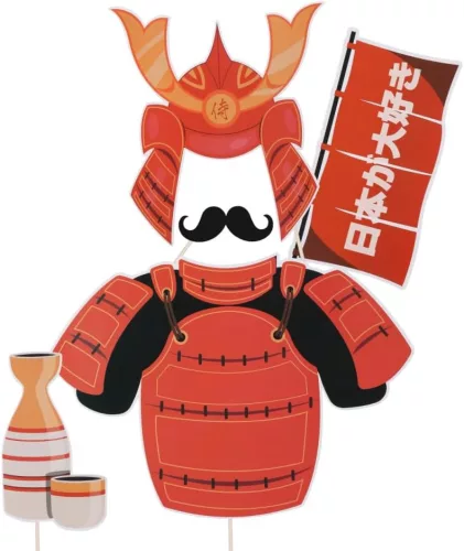 20 db-os Japán Tea Party Photo Booth Kellék Szett