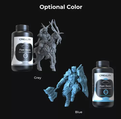 Creality Fast Resin -  UV gyanta -  1000g - szürke