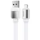 Biely - Remax RC-154i Platinum Pro Lightning dátový kábel 2,4A (1 m) - iPhone / iPad / iPod / AirPods