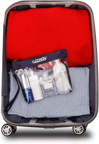 Luzway Repülős Utazószett (9 darabos) rózsaszín-mályva