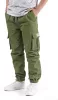 Bavlnené voľnočasové nohavice s elastickým pásom - NATUST unisex cargo nohavice - (170-176 cm)