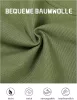 Bavlnené voľnočasové nohavice s elastickým pásom - NATUST unisex cargo nohavice - (170-176 cm)