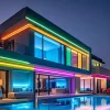 Flexibilný RGB LED neonový pás 1x10 m – aplikácia + diaľkové ovládanie, synchronizácia s hudbou, IP67