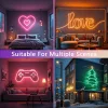 Flexibilný RGB LED neonový pás 1x10 m – aplikácia + diaľkové ovládanie, synchronizácia s hudbou, IP67