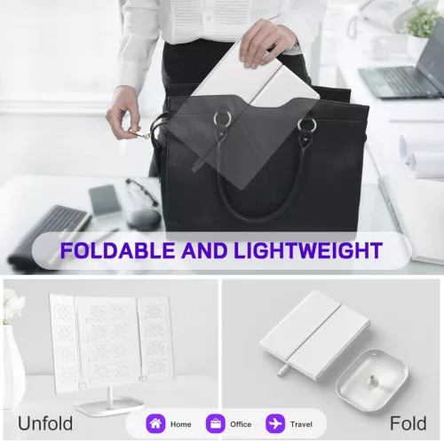 Prenosná opalovacia lampa Cozion 24 W so 192 LED diódami – na opalovanie tváre a tela doma