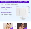 Prenosná opalovacia lampa Cozion 24 W so 192 LED diódami – na opalovanie tváre a tela doma