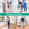 Sada 2 ks, nastaviteľná výška, ergonomický dizajn, červená rukoväť - ELorgzem Sada skladacích barlí na predlaktie