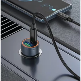   Hoco Z49B Level PD38W USB-A QC 18 W + Type-C (1C1A) nabíjačka do auta - výhodná cena
