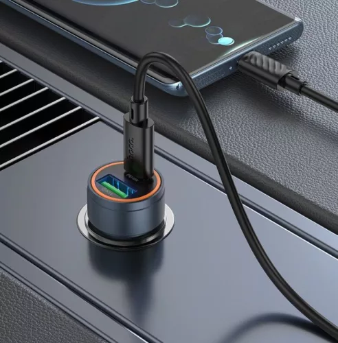 Hoco Z49B Level PD38W USB-A QC 18 W + Type-C (1C1A) nabíjačka do auta - výhodná cena