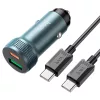 Hoco Z49B Level PD38W USB-A QC 18 W + Type-C (1C1A) nabíjačka do auta - výhodná cena