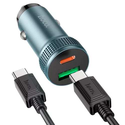 Hoco Z49B Level PD38W USB-A QC 18 W + Type-C (1C1A) nabíjačka do auta - výhodná cena