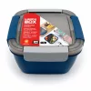 Krabička na jedlo Lunch Box s priehradkami – tmavomodrá-sivá