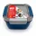 Krabička na jedlo Lunch Box s priehradkami – tmavomodrá-sivá