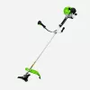 Benzínová kosačka na trávu / krovinorez – s dvojtaktným motorom s objemom 72 cm³ – zelená
