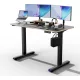 Elektrický stôl s nastaviteľnou výškou NearHub OD30E-B-120 – čierny, 120 × 60 cm