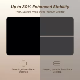   Elektrický stôl s nastaviteľnou výškou NearHub OD30E-B-120 – čierny, 120 × 60 cm