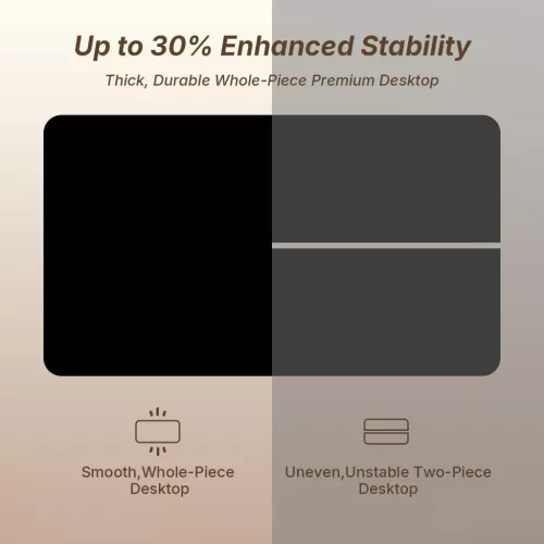 Elektrický stôl s nastaviteľnou výškou NearHub OD30E-B-120 – čierny, 120 × 60 cm