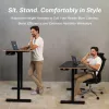 Elektrický stôl s nastaviteľnou výškou NearHub OD30E-B-120 – čierny, 120 × 60 cm