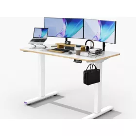   Elektrický stôl s nastaviteľnou výškou NearHub OD20E-W-120 – biely, 120 × 60 cm