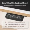 Elektrický stôl s nastaviteľnou výškou NearHub OD20E-W-120 – biely, 120 × 60 cm