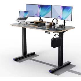   Elektrický stôl s nastaviteľnou výškou NearHub OD20E-B-120 – čierny, 120 × 60 cm