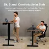 Elektrický stôl s nastaviteľnou výškou NearHub OD20E-B-120 – čierny, 120 × 60 cm