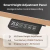 Elektrický stôl s nastaviteľnou výškou NearHub OD20E-B-120 – čierny, 120 × 60 cm