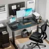 Elektrický stôl s nastaviteľnou výškou NearHub OD20E-B-120 – čierny, 120 × 60 cm