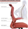 Ergonomická kancelárska stolička NearHub EC10 – štýlový komfort pre domácnosť aj kanceláriu – červená