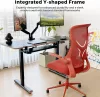 Ergonomická kancelárska stolička NearHub EC10 – štýlový komfort pre domácnosť aj kanceláriu – červená