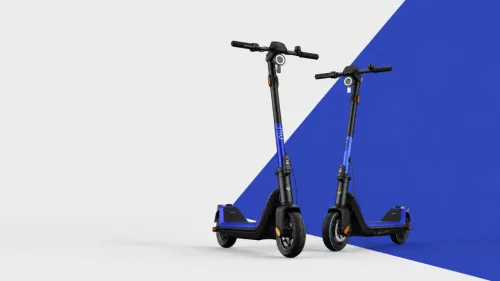 Elektrický skúter NIU KQi3 Sport – s dojazdom 40 km a rýchlosťou 25 km/h – modrý
