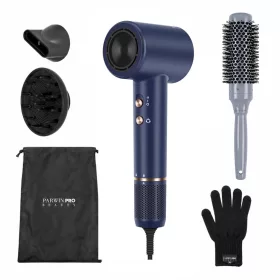   Fén PARWIN PRO Air-Sonic s úložným vreckom a ochrannými rukavicami – s technológiou záporných iónov a magnetickými hlavicami