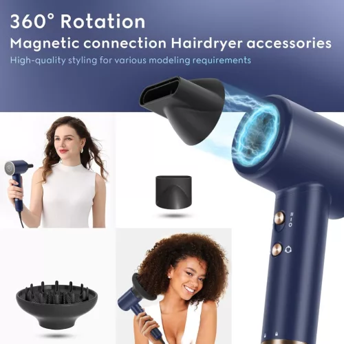 Fén PARWIN PRO Air-Sonic – s technológiou záporných iónov a magnetickými hlavicami