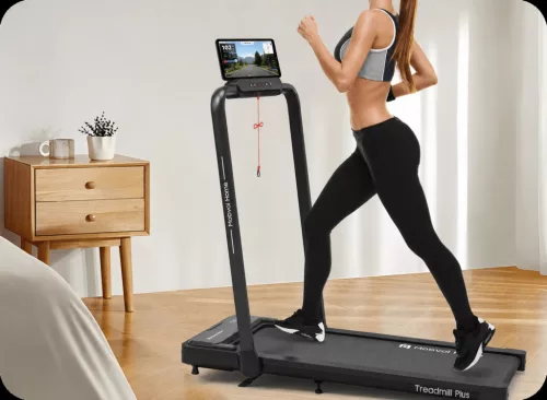 Skladací inteligentný bežecký pás Mobvoi Home Treadmill Plus – 12 km/h, 2,5 LE, s podporou aplikácií a inteligentných hodiniek