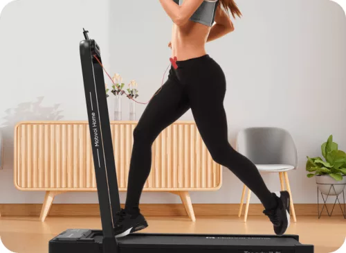Skladací inteligentný bežecký pás Mobvoi Home Treadmill Plus – 12 km/h, 2,5 LE, s podporou aplikácií a inteligentných hodiniek