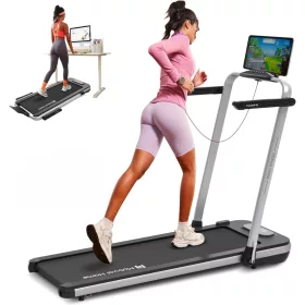   Mobvoi Home Treadmill SE – skladací bežecký pás 3 v 1 – 12 km/h, 2,5 LE, Bluetooth, aplikácia TicSports