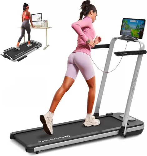 Mobvoi Home Treadmill SE – skladací bežecký pás 3 v 1 – 12 km/h, 2,5 LE, Bluetooth, aplikácia TicSports