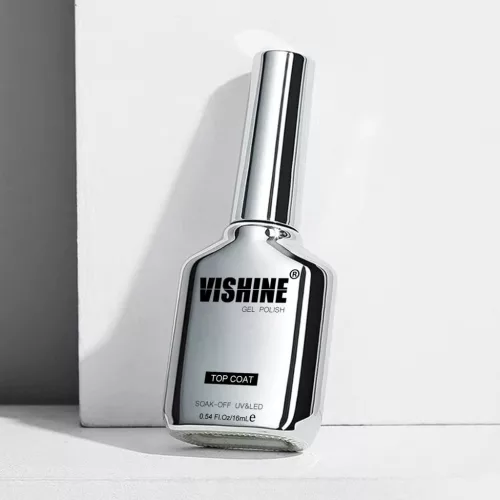 Vishine No Wipe UV/LED gélový vrchný lak – 2 × 16 ml