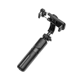   Hoco K17 Figure selfie tyč a statív s Bluetooth diaľkovým ovládaním – čierna, 600 mm